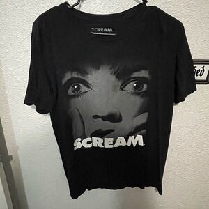 Black and white Scream T-shirt